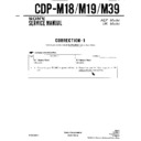 Sony CDP-M18, CDP-M19, CDP-M39 (serv.man3) Service Manual
