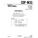 Sony CDP-M33 (serv.man2) Service Manual