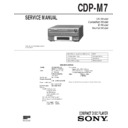 cdp-m7, dhc-md7 service manual