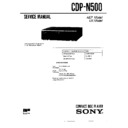 Sony CDP-N500, LBT-N500, LBT-N600AV Service Manual