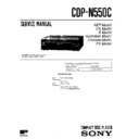 Sony CDP-N550C, LBT-N550, LBT-N550K, LBT-N550P, LBT-N650AV Service Manual