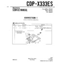 Sony CDP-X333ES (serv.man2) Service Manual
