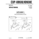 Sony CDP-XB930, CDP-XB930E (serv.man2) Service Manual
