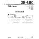 Sony CDX-A100 (serv.man2) Service Manual