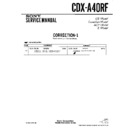 Sony CDX-A40RF Service Manual