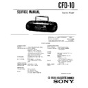 Sony CFD-10, CFD-11 (serv.man2) Service Manual