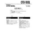 Sony CFD-100L (serv.man2) Service Manual
