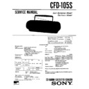 Sony CFD-105S Service Manual