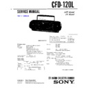 Sony CFD-120L Service Manual