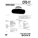 Sony CFD-17 (serv.man2) Service Manual