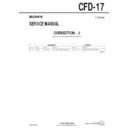 Sony CFD-17 (serv.man5) Service Manual