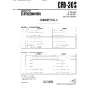 Sony CFD-20S (serv.man2) Service Manual
