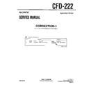 Sony CFD-222 (serv.man5) Service Manual
