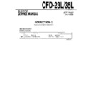 Sony CFD-23L, CFD-35L (serv.man3) Service Manual