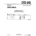 Sony CFD-340 (serv.man2) Service Manual