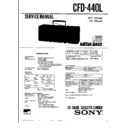 Sony CFD-440L Service Manual