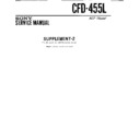 Sony CFD-455L (serv.man2) Service Manual