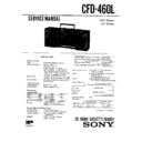 Sony CFD-460L Service Manual