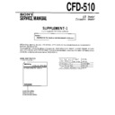 cfd-510 (serv.man2) service manual