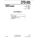 cfd-550 service manual