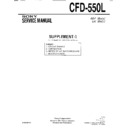 Sony CFD-550L (serv.man2) Service Manual