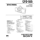 cfd-555 service manual