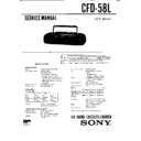 Sony CFD-58L, CFD-59L Service Manual