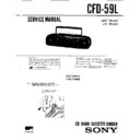 Sony CFD-59L Service Manual