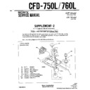Sony CFD-750L, CFD-760L (serv.man2) Service Manual