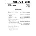 Sony CFD-750L, CFD-760L (serv.man3) Service Manual