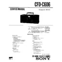 cfd-c606 service manual
