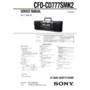 cfd-cd777smk2 service manual
