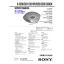 Sony CFD-D505, D-E350, D-E351, D-E351SR, D-E353, D-E355, D-E356CK Service Manual