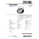 Sony CFD-E90L Service Manual