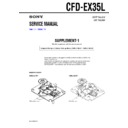 Sony CFD-EX35L (serv.man2) Service Manual