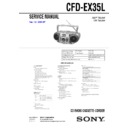 Sony CFD-EX35L Service Manual