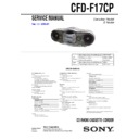 cfd-f17cp service manual