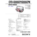 cfd-g555cp, cfd-g555cpk service manual