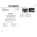 Sony CFD-RG880CP (serv.man2) Service Manual