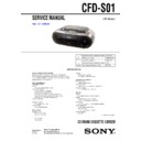 Sony CFD-S01 (serv.man2) Service Manual