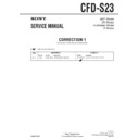Sony CFD-S23 (serv.man4) Service Manual