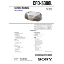 Sony CFD-S300L Service Manual