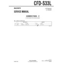 Sony CFD-S33L (serv.man3) Service Manual