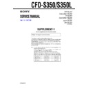 Sony CFD-S350, CFD-S350L (serv.man2) Service Manual