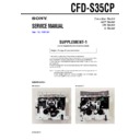 Sony CFD-S35CP (serv.man2) Service Manual