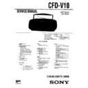 Sony CFD-V10 (serv.man2) Service Manual