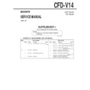 Sony CFD-V14 (serv.man2) Service Manual