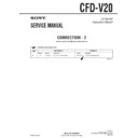 Sony CFD-V20 (serv.man12) Service Manual