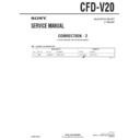 Sony CFD-V20 (serv.man15) Service Manual