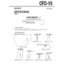 Sony CFD-V5 (serv.man2) Service Manual